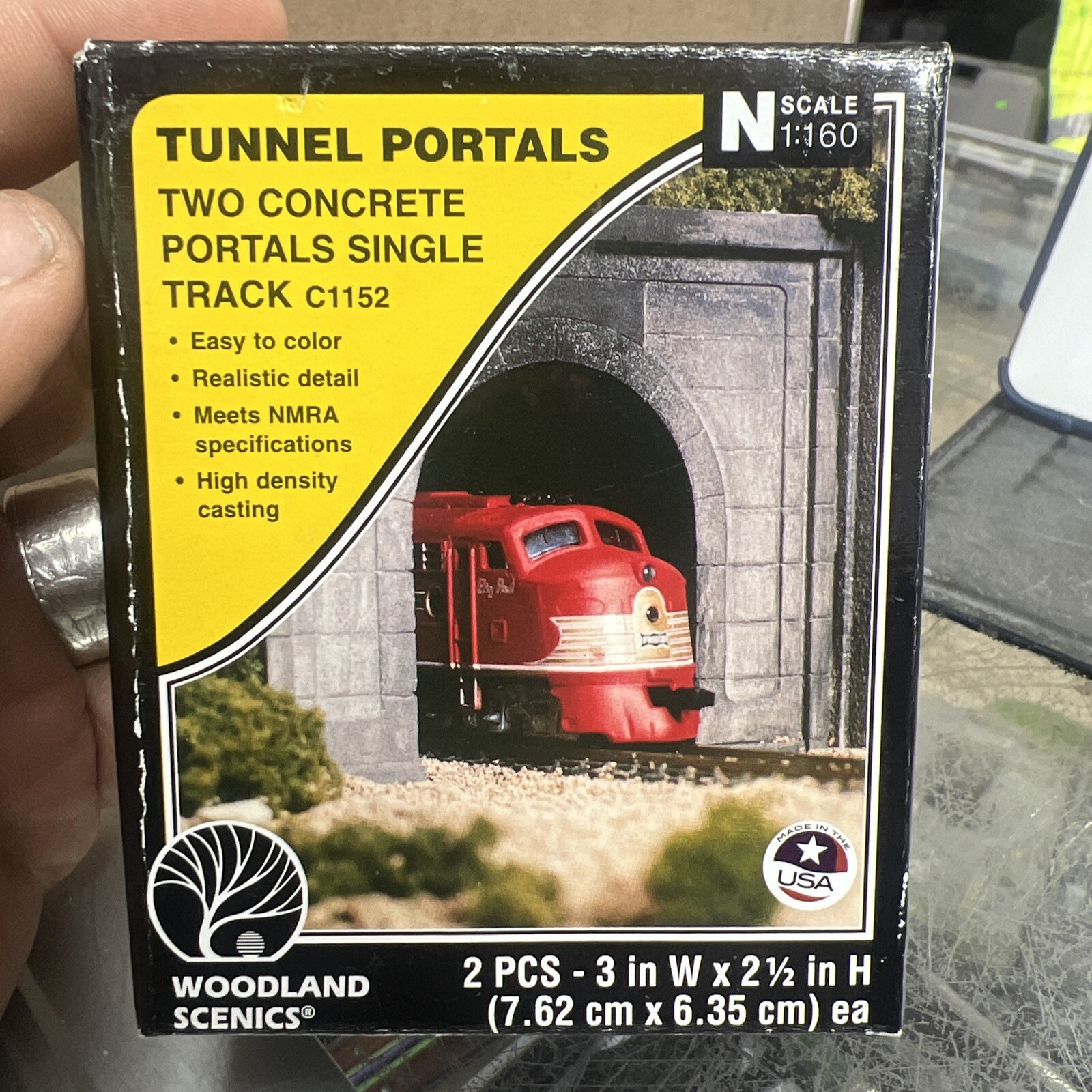 Woodland Scenics C1152 CONCRETE TUNNEL PORTALS - SINGLE TRACK - Two | eBay