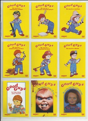 2024 Good Guys Child's Play (Fright Rags) Set of 12 STICKER ''Puzzle'' Cards NO#'s