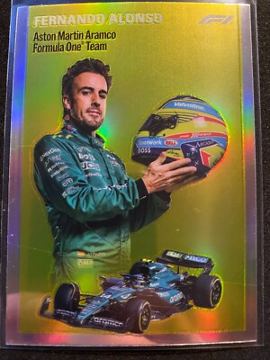 2024 TOPPS Chrome Formula 1 Racing 1954 Topps 1954-11 Fernando Alonso Aston