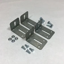 4 Jamb Bracket J-4 Garage Door w/ Lag & Track Bolt Quality Overhead Hardware #4