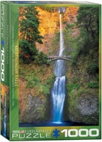 Multnomah Wasserfall In Oregon Usa - 1000 Teile Puzzle Im Format 68X48 Cm