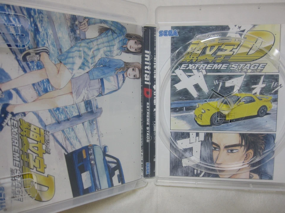 W/Leaflet USED S1 PS3 Reversible Jacket Initial D Extreme Stage Japanese SEGA - Image 4 of 4