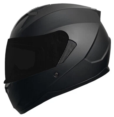 RALLOX HELMETS Motorradhelm Integralhelm Helm 67 Rollerhelm Sturzhelm matt schwarz S M L XL !