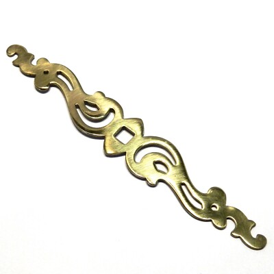 Hickory Hardware P787-UB Ultra Brass 6'' Cabinet Knob Pull Backplate