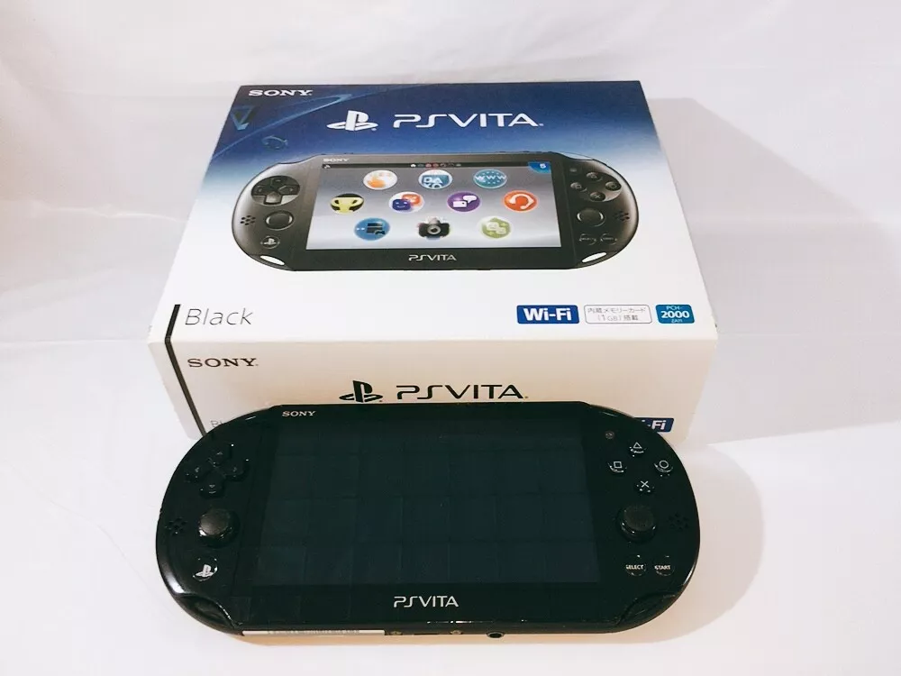 Sony Playstation Vita 1GB Black Console (Japan Import), PCH-2000