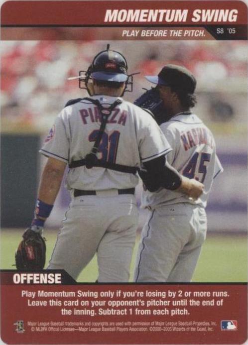 2005 MLB Showdown Trading Deadline - Mike Piazza Pedro Martinez #S8 - 1 of 1