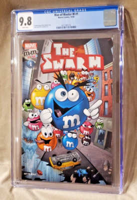 その他 m&m's Swarm Phone RISE OF MASTER M #1 CGC 9.8 Graded THE SWARM Marvel Promo 10/05