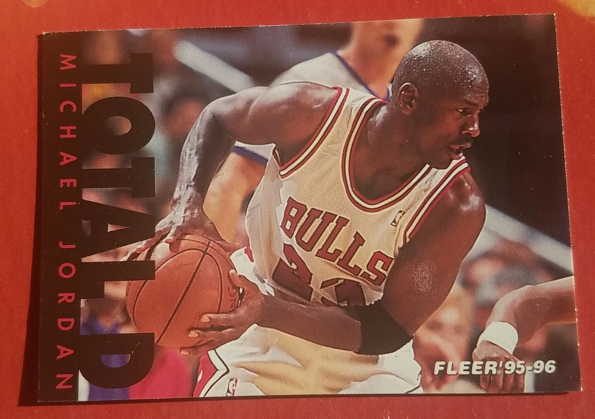 95 96 Fleer Michael Jordan Total D card 3 of 12