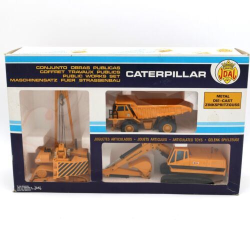 JOAL #353 DIECAST CONSTRUCTION VEHICLES CATERPILLAR "773-B" "225" "591"