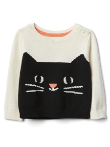 cat face sweater
