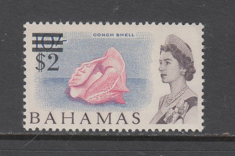 Bahamas - $2 Overprint Max 77% OFF on 10s 196 Elizabeth II Queen MNH Issue Popular brand