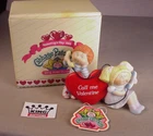 Vintage 1984 Cabbage Patch Kids Doll Porcelain Figurine MIB Hugs and  Kisses