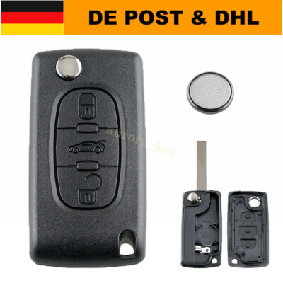 Klapp Schlüssel Gehäuse CE0536 für Peugeot 308 207 307 CC RCZ Expert Citroen C5