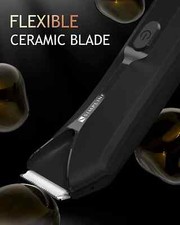 Body Hair Trimmer for Men, Pubic Hair Trimmer with Led Light, Waterproof