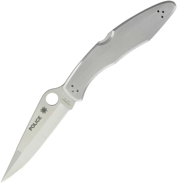 Hoja de acero inoxidable Spyderco Police cuchillos plegables de colección