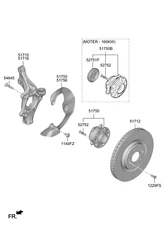 GENUINE BRAND NEW HUB ASSY SUITS HYUNDAI IONIQ 5 DYNAMIQ 2022-ONWARDS