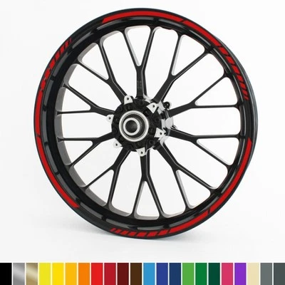 MOTOKING GP Felgenrandaufkleber 10"-19" Auto, Motorrad, Wohnmobil Rot Blau Grün Schwarz