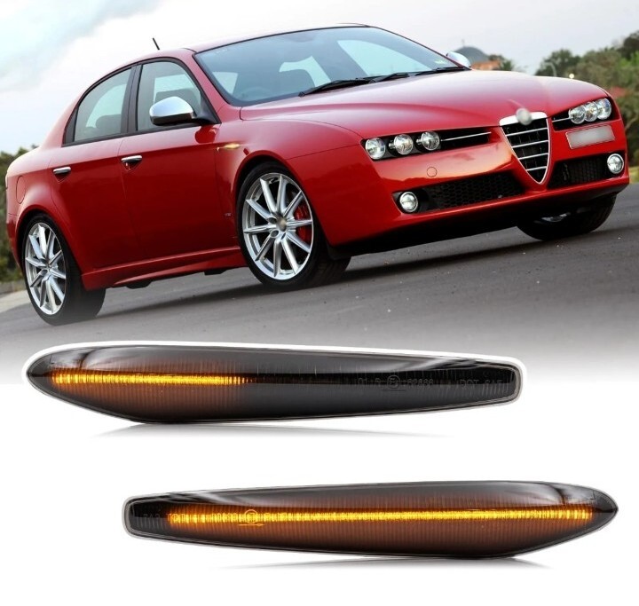 2 Frecce Led Dinamiche Indicatori Direzione Laterali Fumè Alfa Romeo - Foto 13