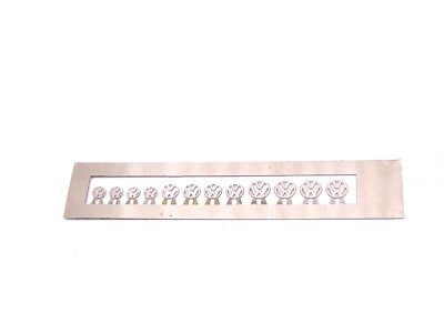 Set De 10 Anneaux De Remorquage Argentés 1/43 - Accessoires Maquettes