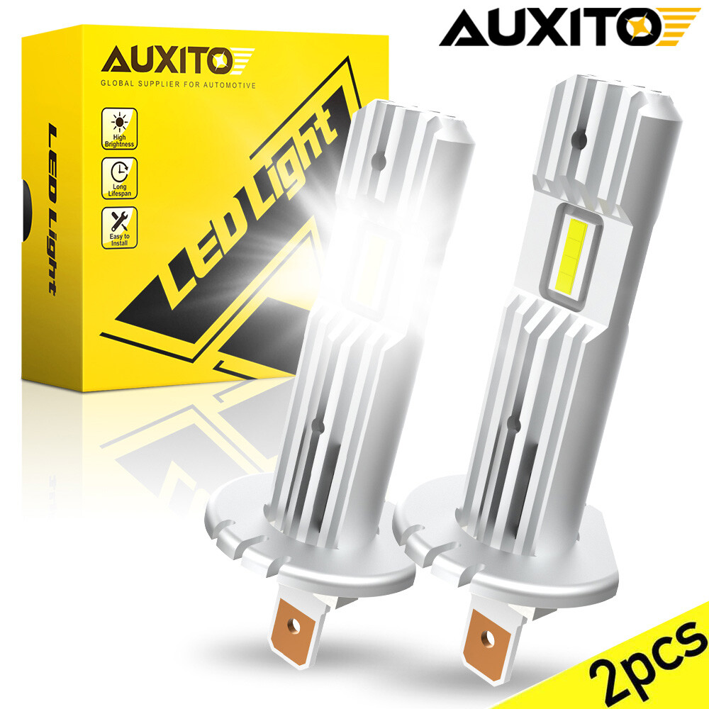 AUXITO H11 LED Headlight Bulbs – Super Bright 6000K White Low Beam Kit, 24,000 Lumens, 30,000-Hour Life