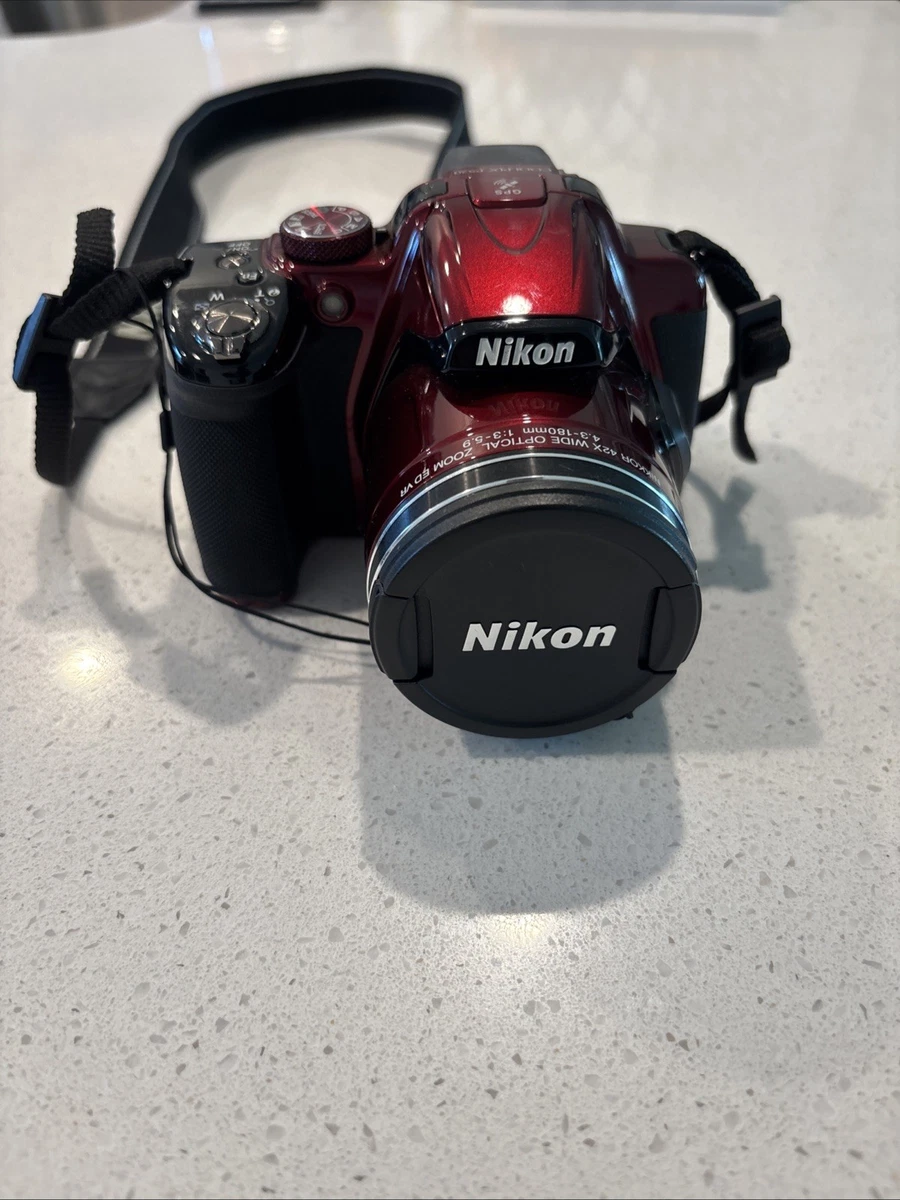 186000 現状品 Nikon ニコン デジカメ COOLPIX  P520 NIKKOR 42x WIDE OPTICAL ZOOM ED VR 4.3-180mm 1:3-5.9  レッド [251002HM080193] Amazon.com : Nikon COOLPIX P520 18.1 MP CMOS Digital Camera with