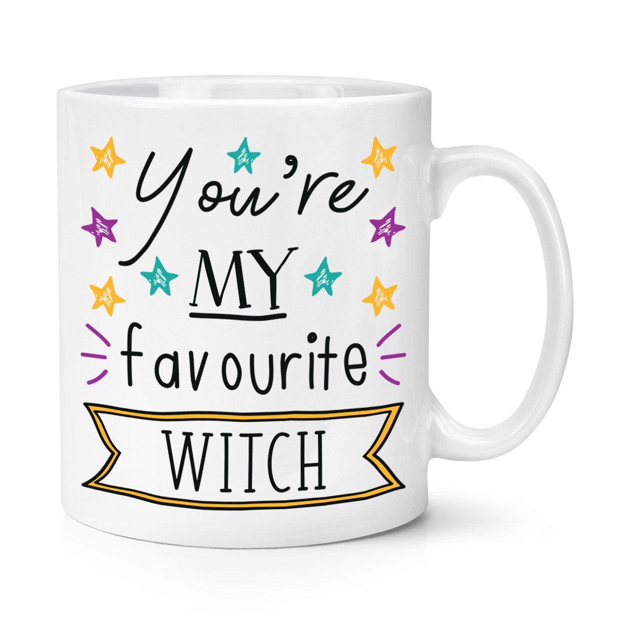 You're My Favourite Witch Stars 10oz Mug Cup Funny Magical Best
