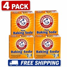 Arm & Hammer Pure Baking Soda, 8oz, Pack of 4 32Ounce (Pack 4)