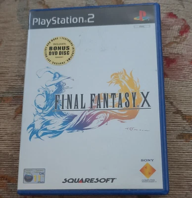 SquareSoft Final Fantasy X PS2 PAL PEGI 11 Bonus DVD Disc Included SLES-50490 - Image 1 of 4