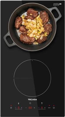 TECASA 12 Inch Induction Cooktop 3500W 2 Burner Touch Control 240V 9 Power Level