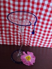 Glasschale Zierschale Handarbeit Th&uuml;ringen Lauscha Antik Vintage Retro Landhaus