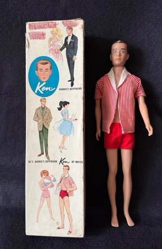 Vintage Mattel 1960 Ken Doll (Barbie) with Original Outfit/Box~ Japan