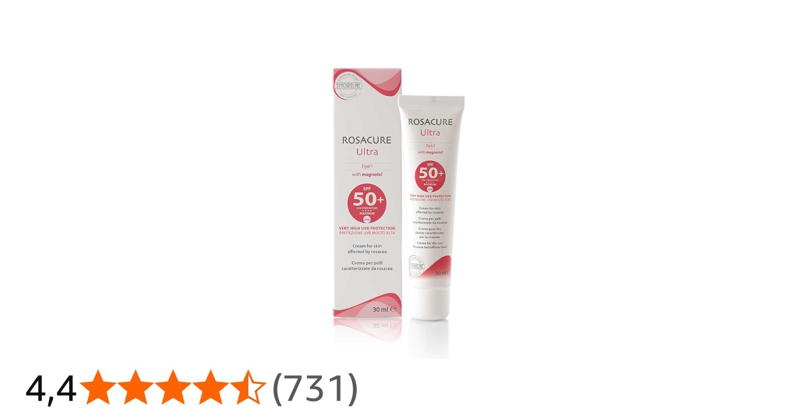 ROSACURE ULTRA SPF50 30ml | Crema Giorno Anti-Rossore per Rosacea