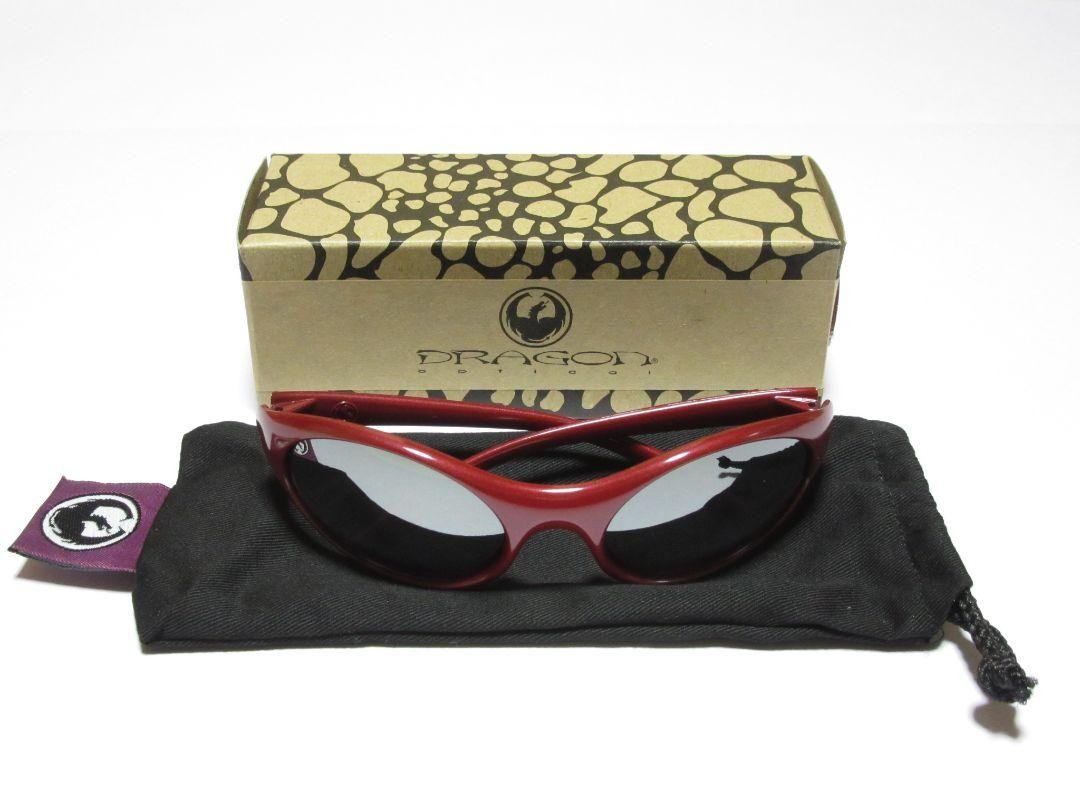 ドラゴン サングラス HISS COAL / IONIZED GREY LENS DRAGON HISS Sunglasses Ruby Ionized Grey Lens Unused, 1996 Vintage