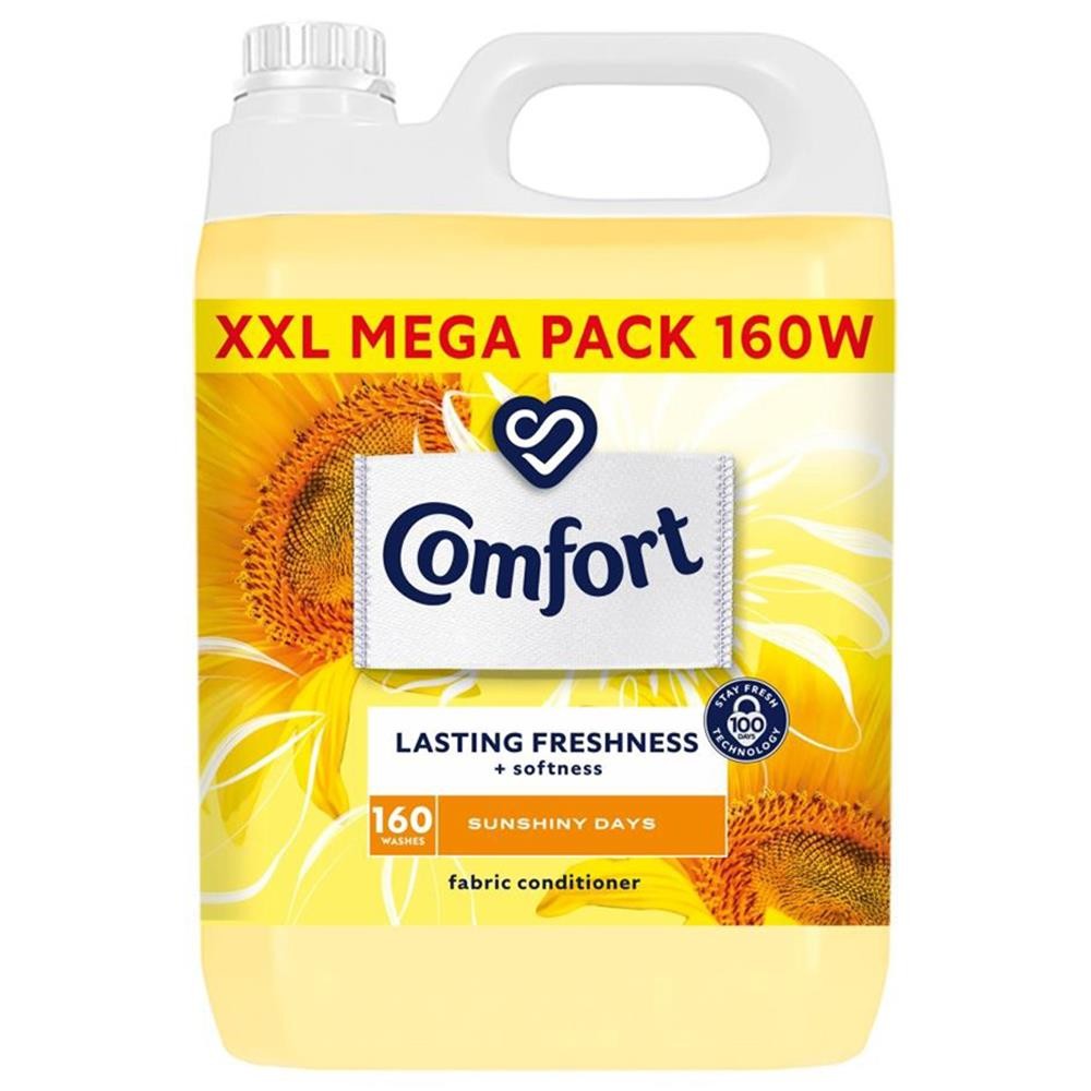 Comfort Fresh Fabric Conditioner XXL Mega Pack 160 Washes Sunshiny Days 4800ml - Image 6