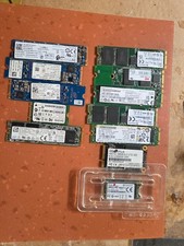 m.2 ssd tested and works as intended mixed sizes and brands 16gb 240 gb 256 gb