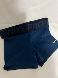 nike pro volleyball shorts navy blue