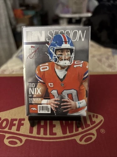 2025 Topps Signature Bo Nix Base (RAW)
