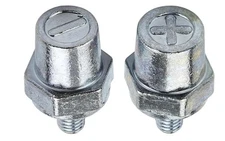 M8 Thread Zinc Battery Terminal Charging Posts 2 PCS M8 Battery Post Adapter