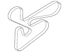 Genuine Mitsubishi Serpentine Belt 4451A123