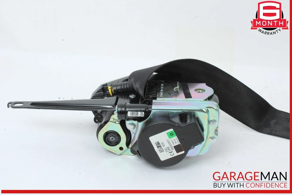 Cinturón de seguridad delantero derecho negro OEM Audi A5 Quattro S5 RS5 17-24 Foto 3 de 4