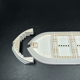 LEGO White Boat Hull Base Friends Set 41015 Dolphin Cruiser Boat Parts Only