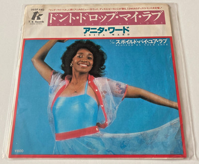 Anita Ward   Don't Drop My Love Japan Import 7  Vinyl Single 1979 T.K. Records