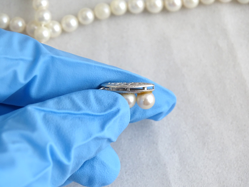 Genuine Pearl Necklace / Selling As-Is / FedEx Free Shipping / b_em_66513_p1 - Picture 14 of 20