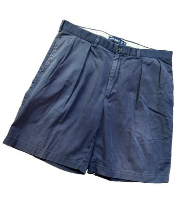 VTG Polo Golf Ralph Lauren Classic Golf Shorts Men s 38W 9'' Pleated Cotton Blue
