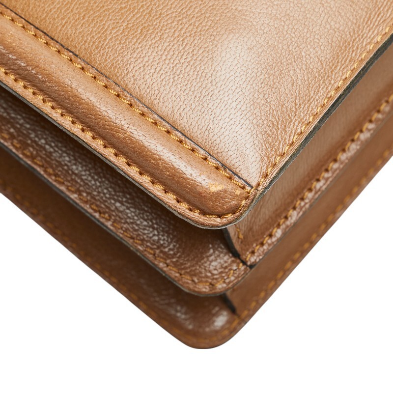 Saint Laurent Python Embossed One Shoulder Bag Br… - image 8