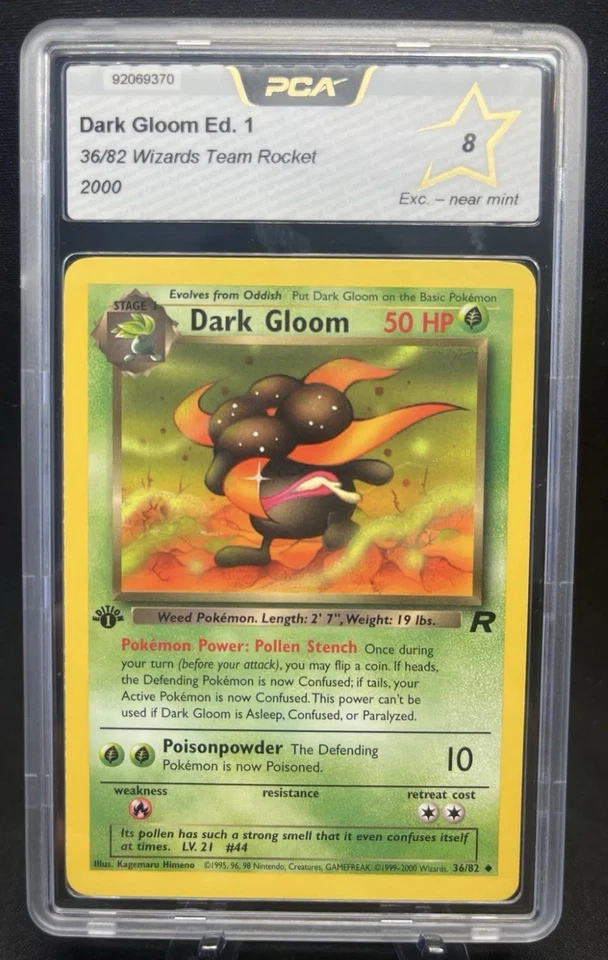 Carte Pokémon Team Rocket N° 36/82 Dark Gloom Anglais Ed 1 - Photo 1/1