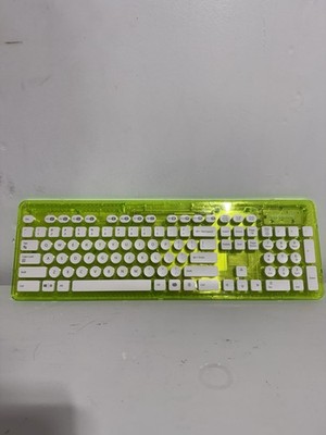 Wireless PC/Mac Keyboard Rock Candy Neon Lime Green 904-005T NO DONGLE