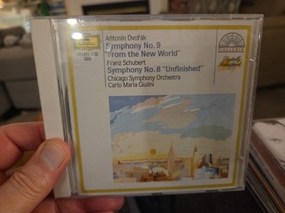Dvorak Symphony #9, Schubert Symphony #8 Giulini Cd