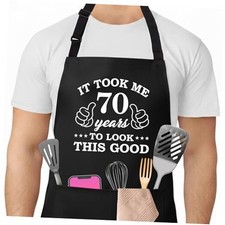 Funny Adjustable Aprons for Men Women Unique Birthday and Christmas Gag Gifts