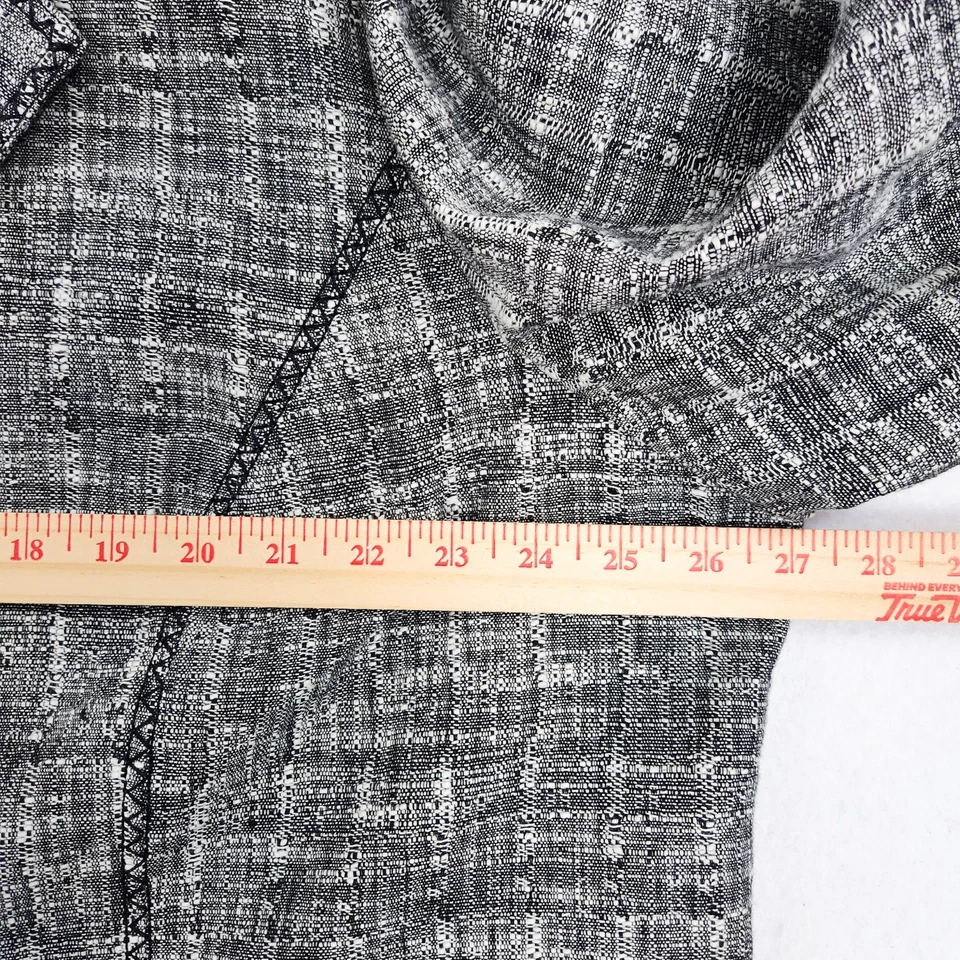 Куртка женская Coldwater Creek 3X серая твидовая льняная смесь рукав 3/4 блейзер повседневная - Изображение 4 из 4